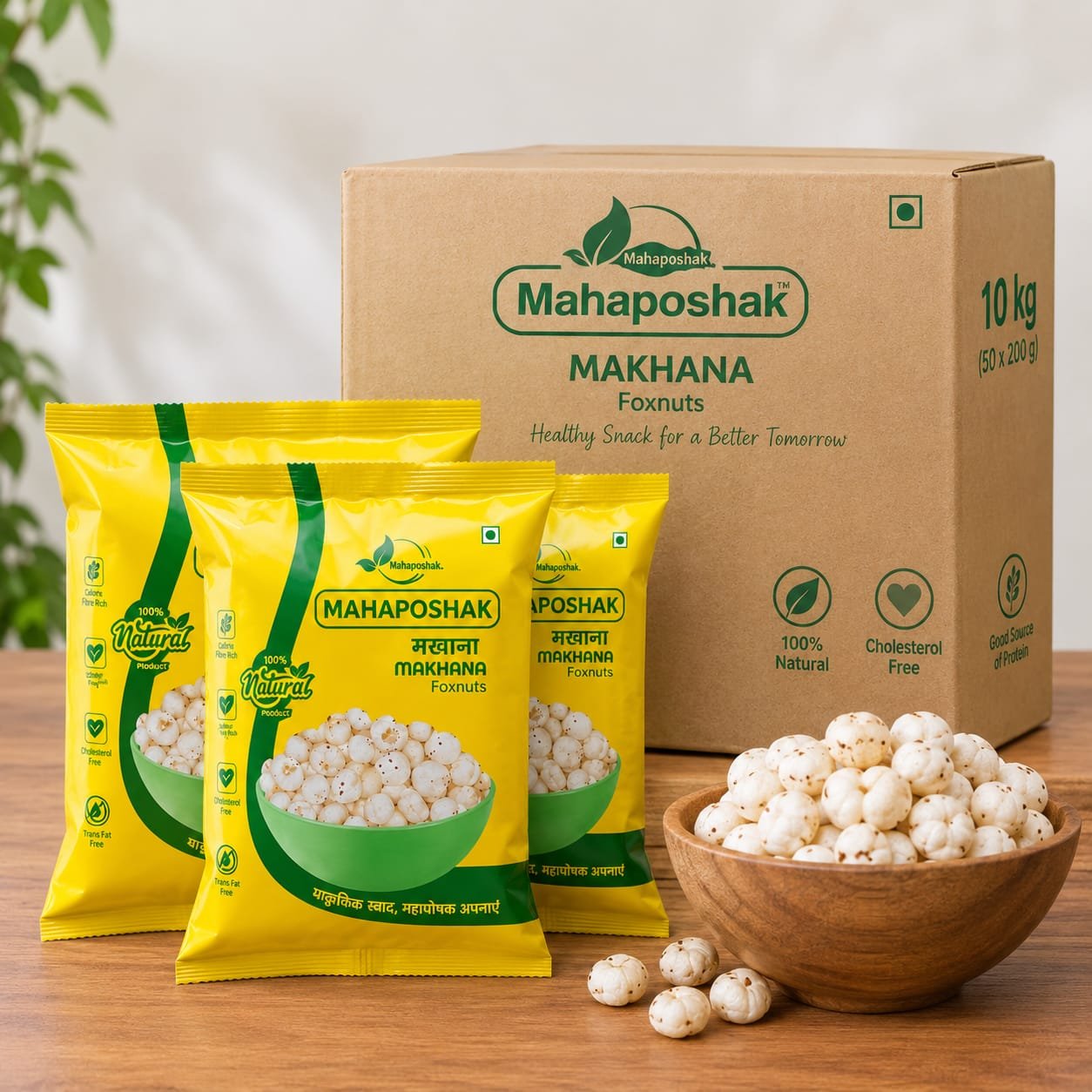 Mahaposhak Makhana 10 kg . family pack